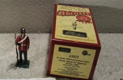 WBritian 43023 Private British 50th Regiment Of Foot 1868