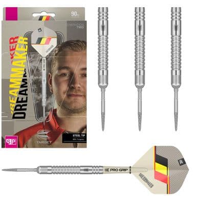Dimitri Van Den Bergh 90% Tungsten Steel Tip Darts