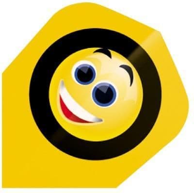 Harrows Quadro Smiley Dart Flight