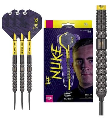 Luke Littler 90% Swiss Point Steel Tip Darts