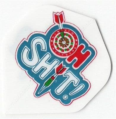 Metronic Oh Sh*t White dart flight