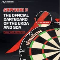 Mission Samurai II Dartboard
