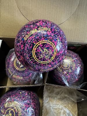 Professional - Size 3H - Blue/Blue Fluorescent Harlequin