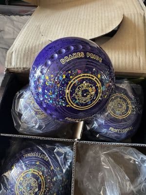 Professional - Size 3H - Trio Purple/Dark-Blue Purple Harlequin