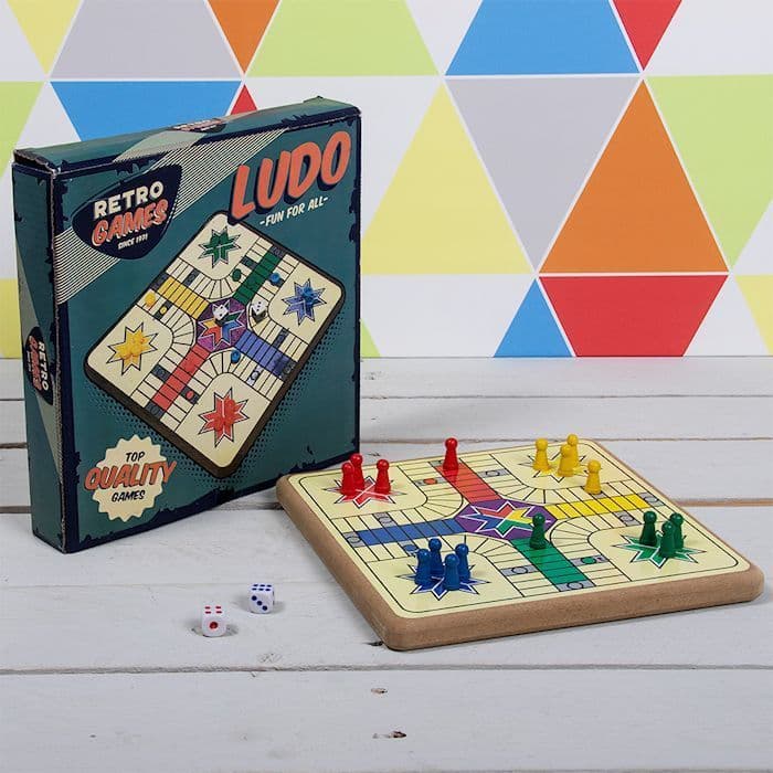 Retro Wooden Ludo Pack