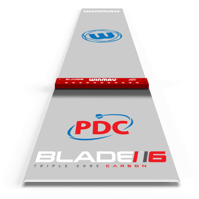 Winmau Clearzone PVC Dart Mat with Integrated Oche
