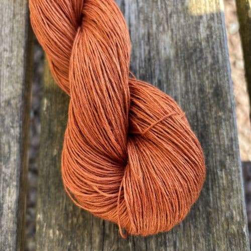 * NEW COLOUR* Lithuanian Linen - 8.5 Burnt Orange