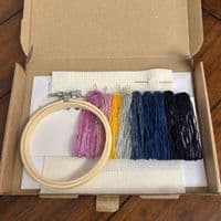 *NEW*  Single Fair Isle Motif Hoop kit  - Frosted Star