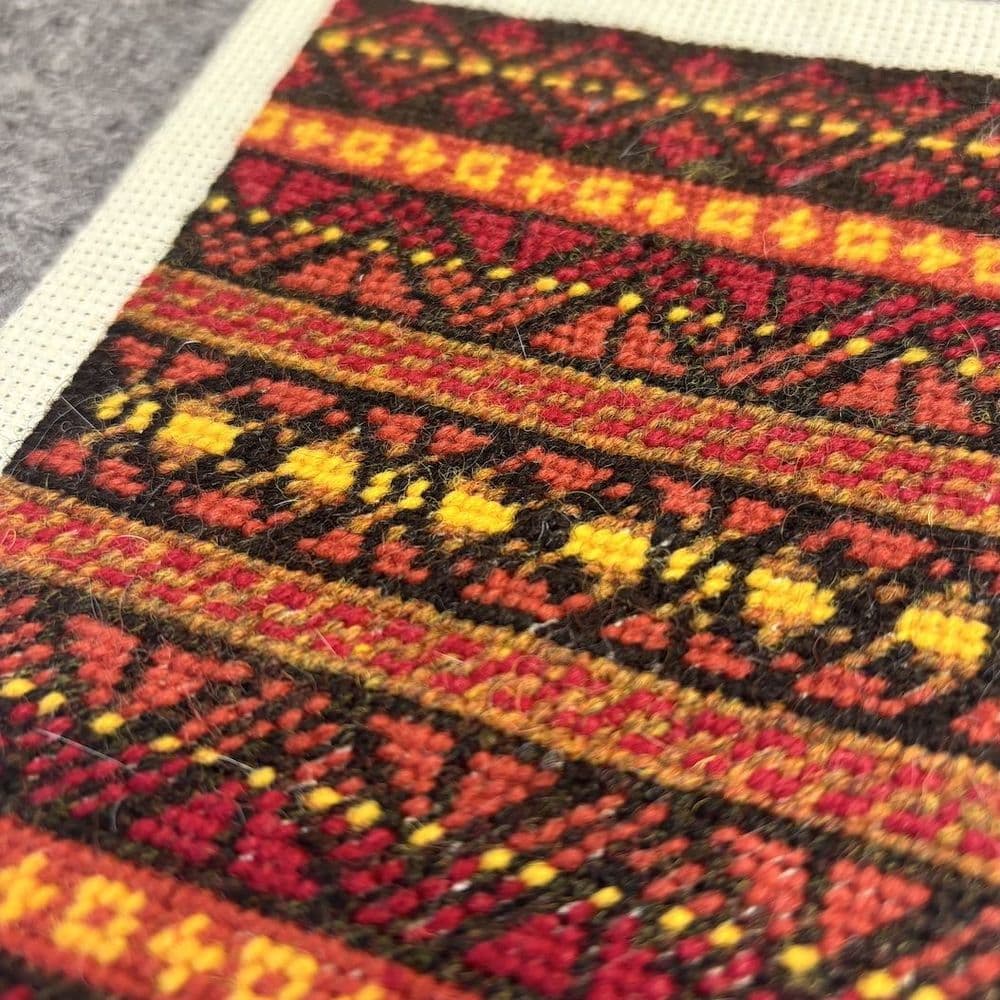 Fair Isle Needlepoint kit - Fire Festival