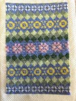 Fair Isle Needlepoint kit - Spring