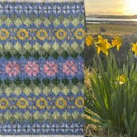 Fair Isle Needlepoint kit - Spring