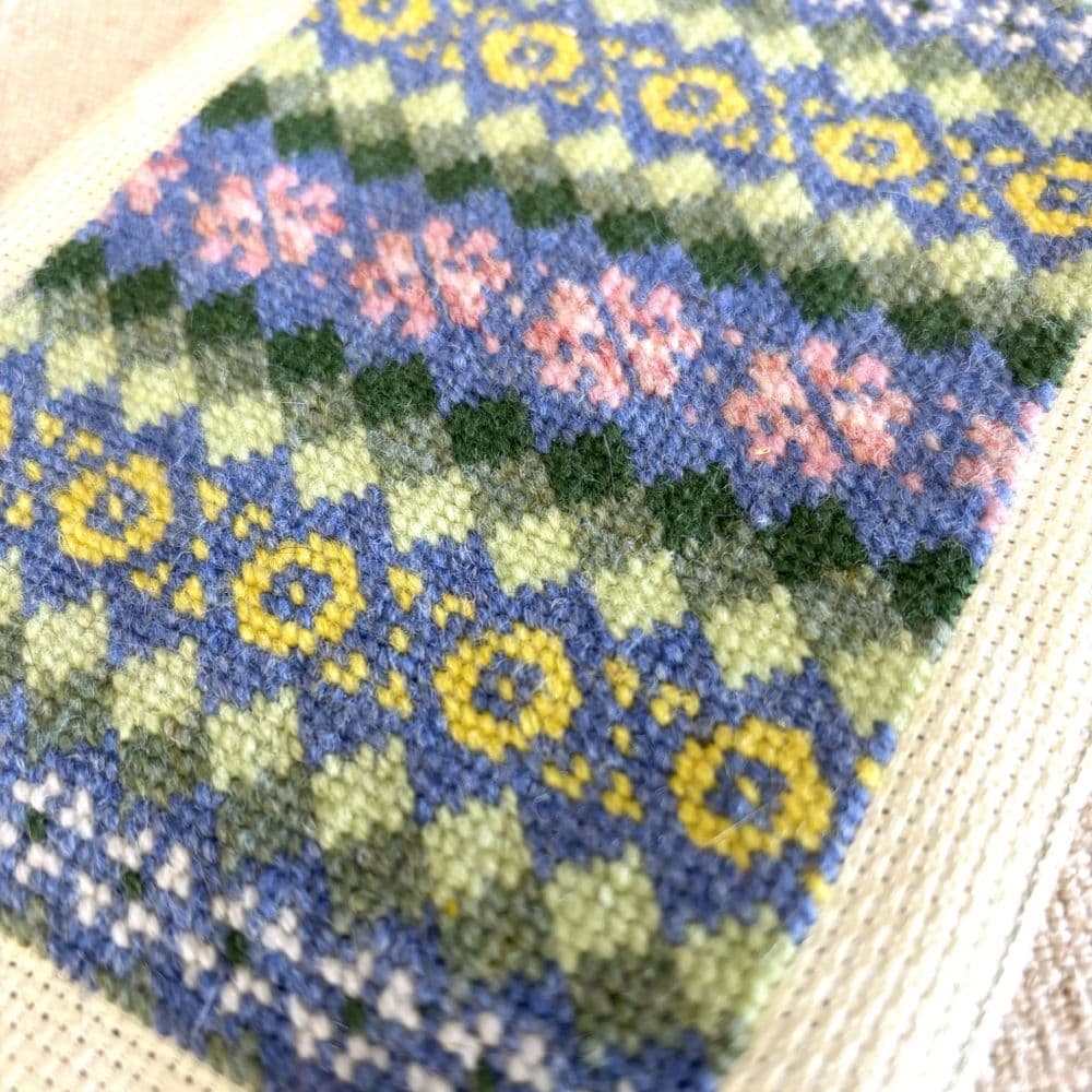 Fair Isle Needlepoint kit - Spring