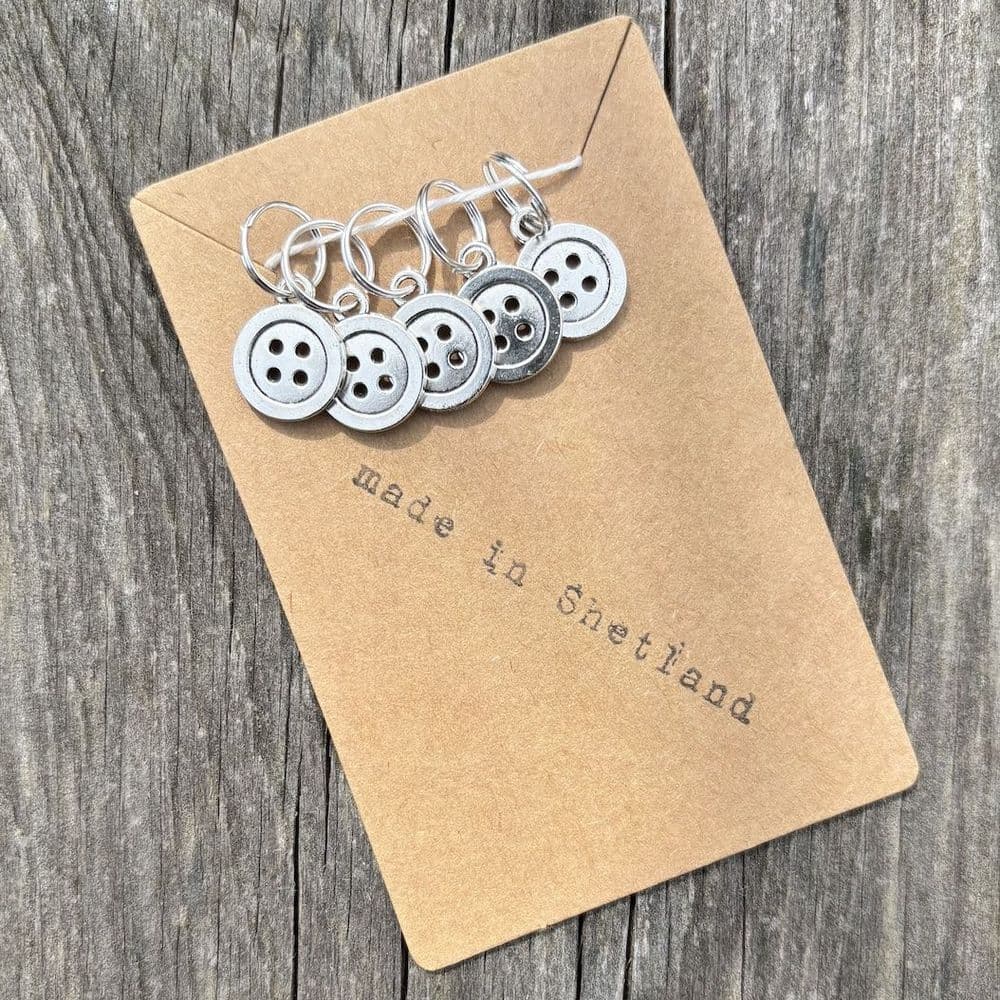 Handmade Stitch Markers - Buttons