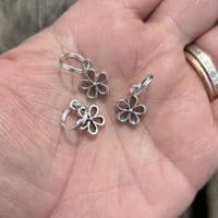 Handmade Stitch Markers - Flowers