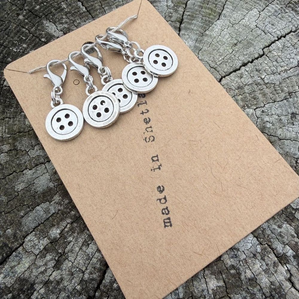 Handmade Stitch Markers for Crochet - Buttons