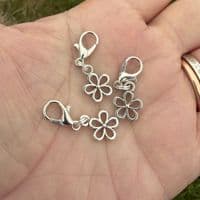 Handmade Stitch Markers for Crochet - Flowers