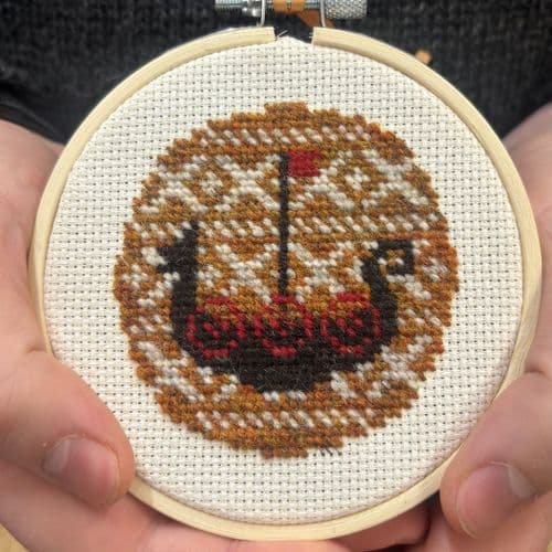 Single Fair Isle Motif Hoop kit - Galley