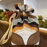 Vintage Fabric Knitting Bag - Alhambra