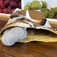 Vintage Fabric Knitting Bag - Alhambra