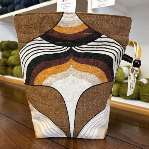 Vintage Fabric Knitting Bag - Alhambra