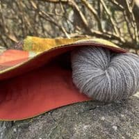 Vintage Fabric Knitting Bag - Bonsai