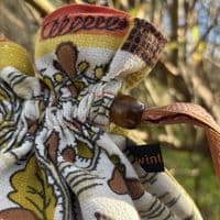 Vintage Fabric Knitting Bag - Bonsai