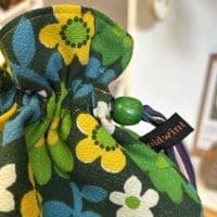 Vintage Fabric Knitting Bag - Buttercups