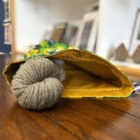 Vintage Fabric Knitting Bag - Buttercups
