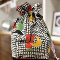 Vintage Fabric Knitting Bag - Horizons