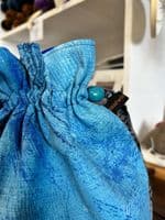 Vintage Fabric Knitting Bag - Oceans