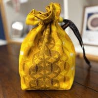 Vintage Fabric Knitting Bag - Sunshine