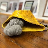 Vintage Fabric Knitting Bag - Sunshine
