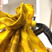 Vintage Fabric Knitting Bag - Sunshine