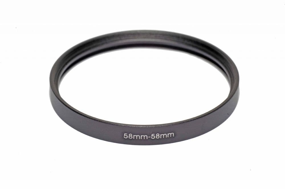 Coupling Ring Female-Female Thread 58mm 58mm-58mm Double Female Thread