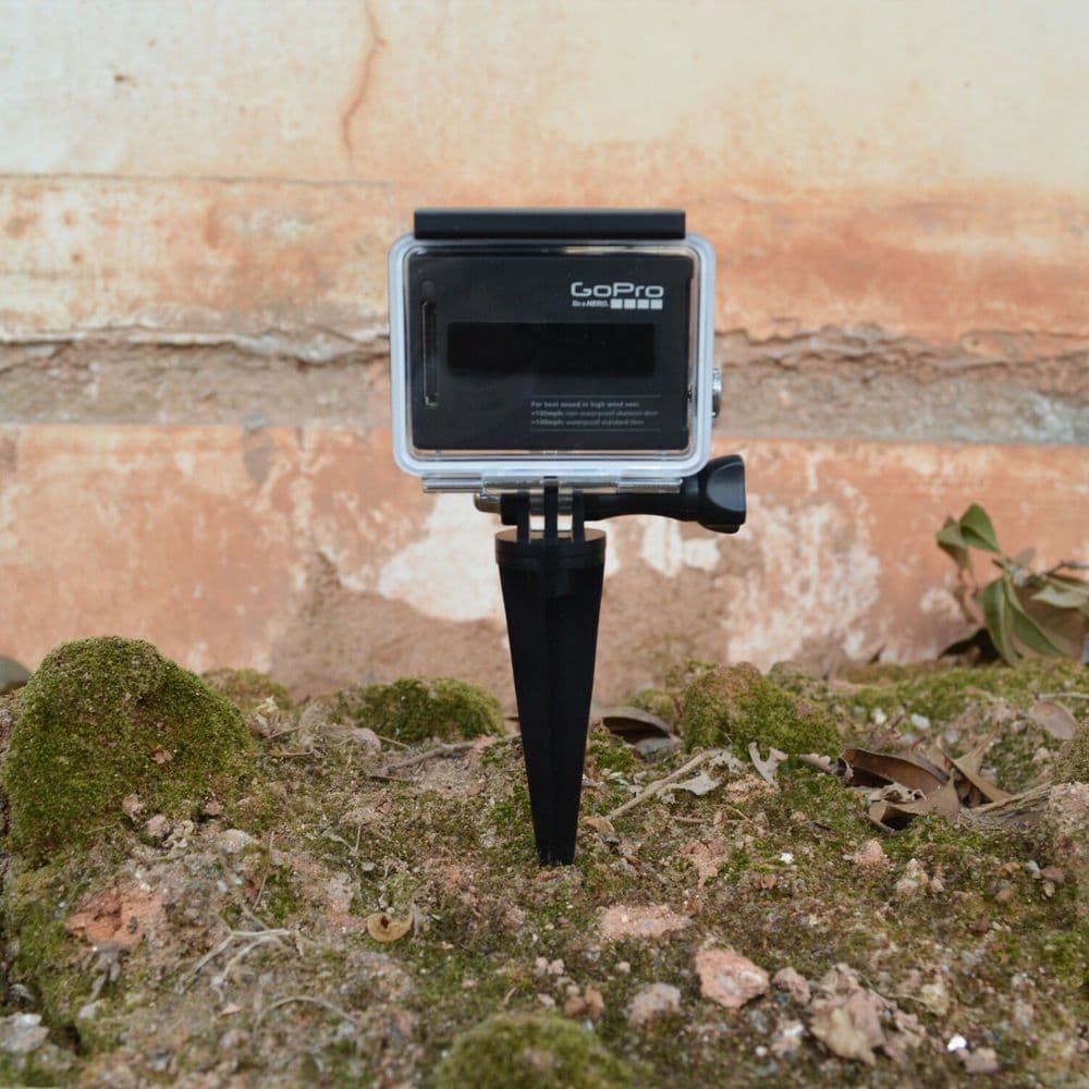 GoPro Ground Spike Mount Sand Snow Earth Grass Detachable Adapter