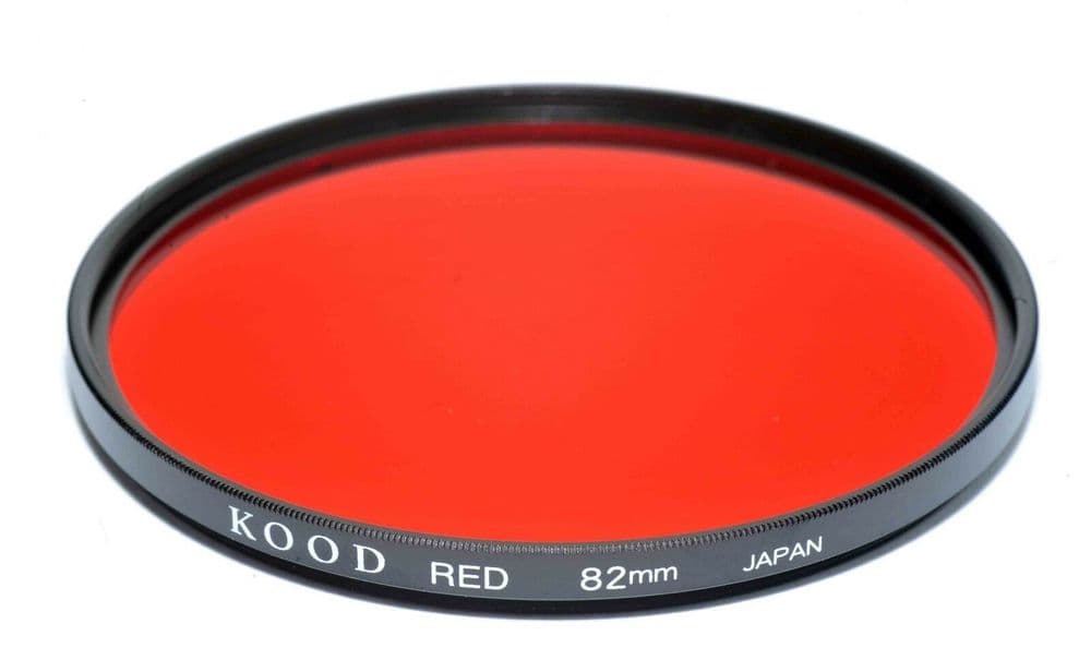 High Quality Kood Optical Glass Red Filter Made in Japan 82mm