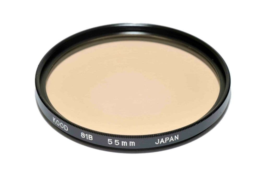 High Quality Optical Glass 81B Filter Made in Japan 55mm Kood