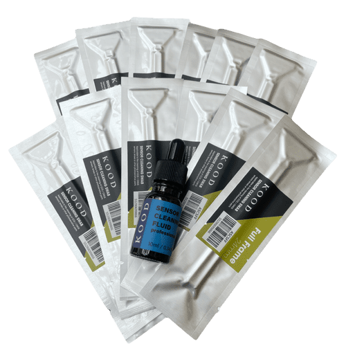 KOOD Full Frame DSLR Sensor Cleaning Kit 12x Cleaning Swabs 1x 10ml Cleaning sol