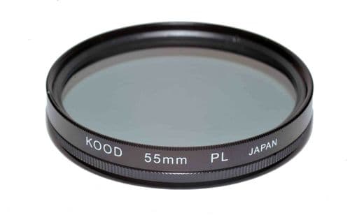 Kood High Quality Japanese Glass Linear Polarising Filter 55mm