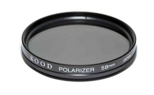 Kood High Quality Japanese Glass Linear Polarising Filter 58mm
