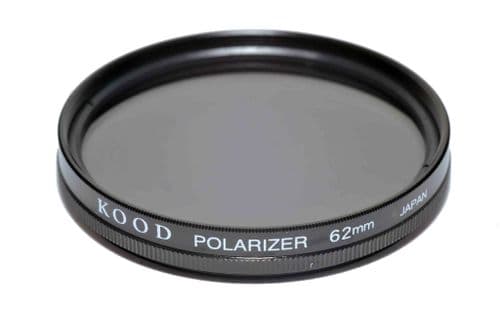 Kood High Quality Japanese Glass Linear Polarising Filter 62mm