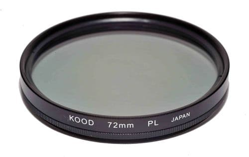 Kood High Quality Japanese Glass Linear Polarising Filter 72mm