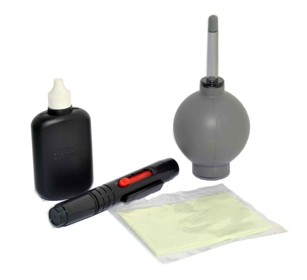 Kit Nettoyage Lentilles Sweet Protection - Chiffon + Spray + Sac - Entretien Masques Ski Snowboard Noir