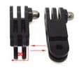 Long/Short Set of Same Direction Straight Joints Adapter Mount Set for All GoPro