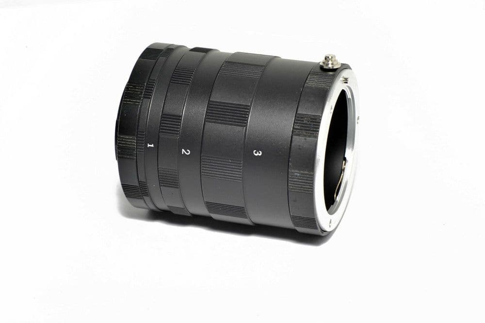 Macro Extension Tubes 5 Ring Set for Micro 4/3 mount DSLR cameras