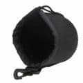 Neoprene Camera Lens Soft Pouch Bag drawstring Clip Belt Loop 4 sizes S/M/L/XL