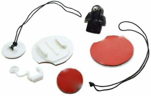 Surf Board Surfing Mount with Tether Locking FCS Plug GoPro Compatible