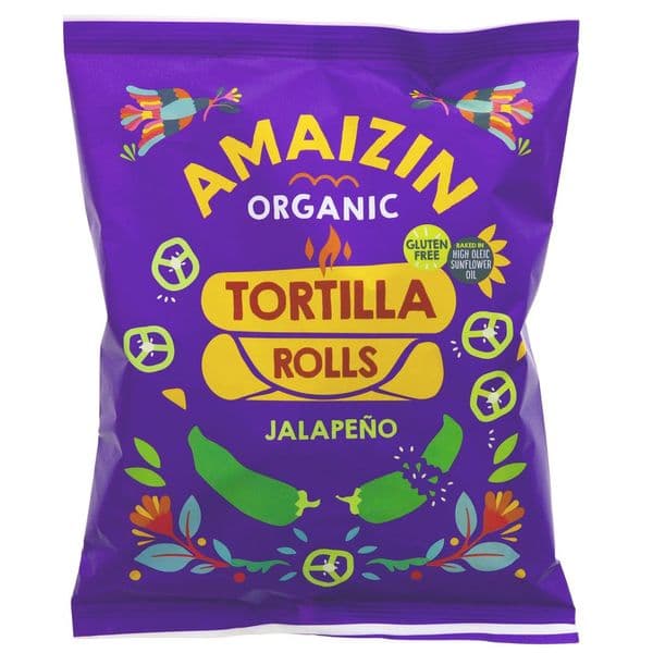 Amaizin Corn Chips Jalapeno - 100g