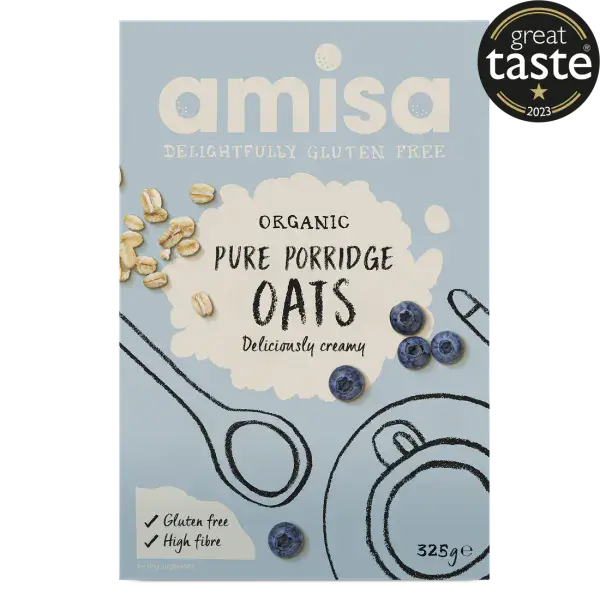 Amisa Pure Organic Porridge Oats 325g