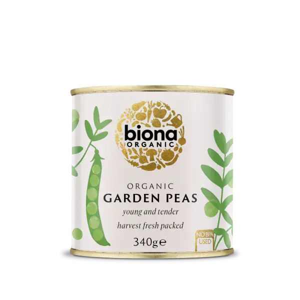 Biona Organic Garden Peas 340g